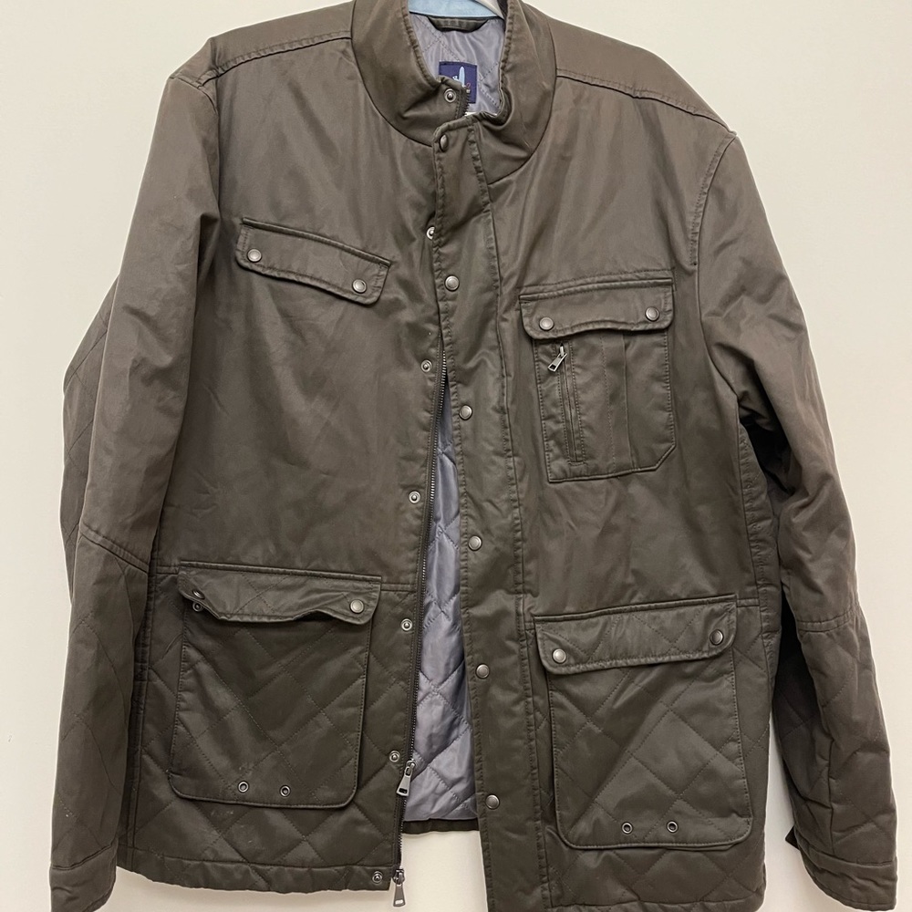 johnnie-O Olive Military Field Jacket
